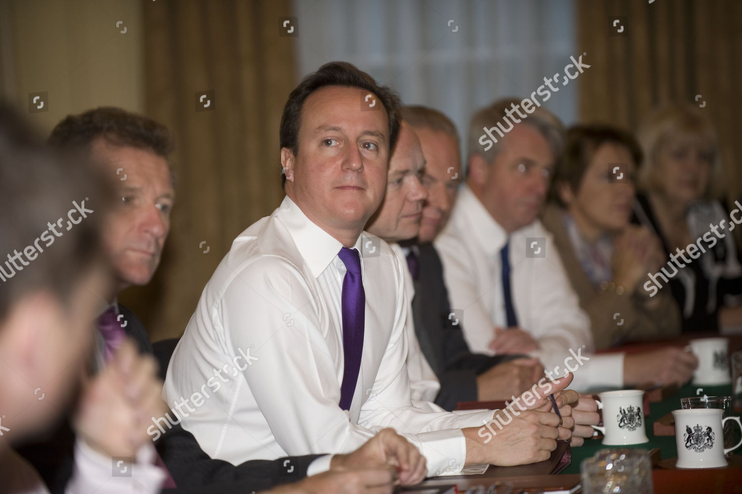 David Cameron Cabinet Downing Street Today Picture Editorial Stock