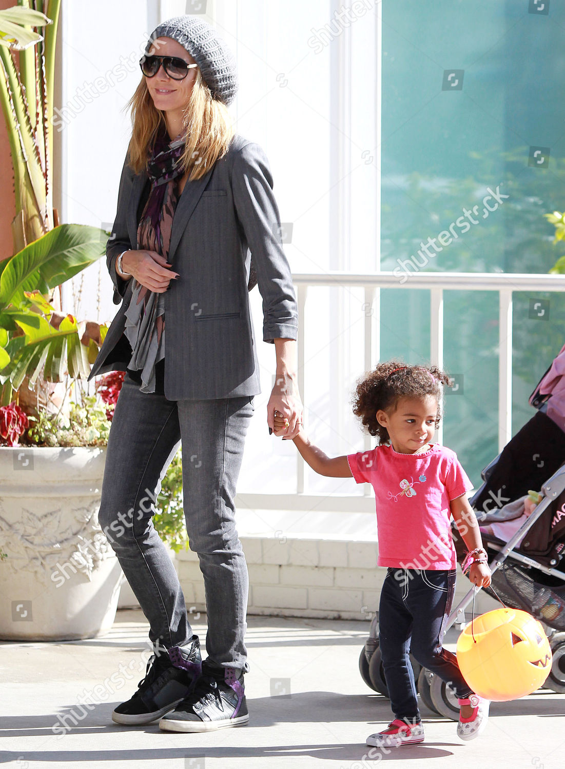 Heidi Klum Lou Sulola Samuel Editorial Stock Photo - Stock Image