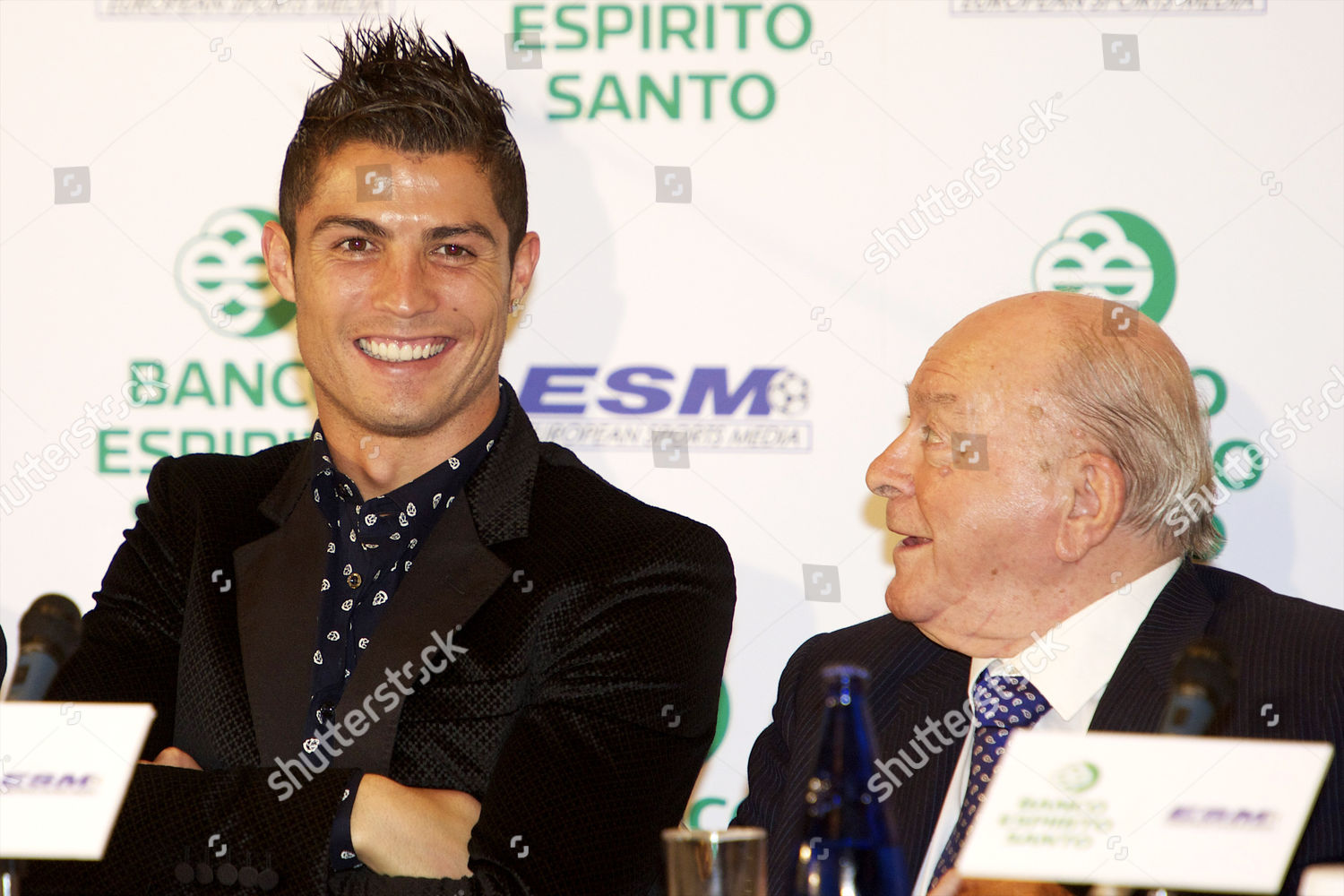 Cristiano Ronaldo Alfredo Di Stefano Editorial Stock Photo Stock