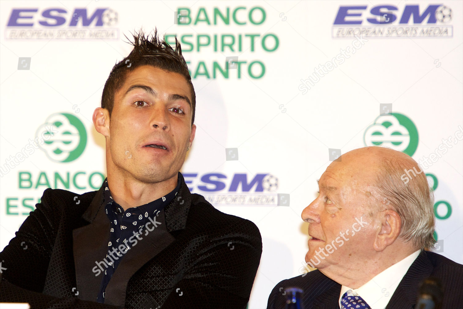 Cristiano Ronaldo Alfredo Di Stefano Editorial Stock Photo Stock