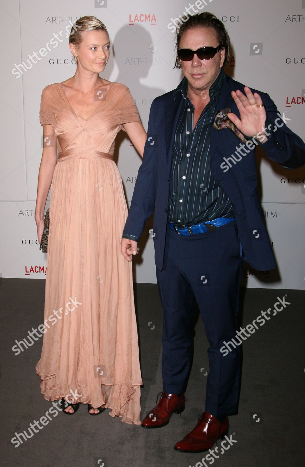 Mickey Rourke Girlfriend Anastassija Makarenko Editorial Stock Photo