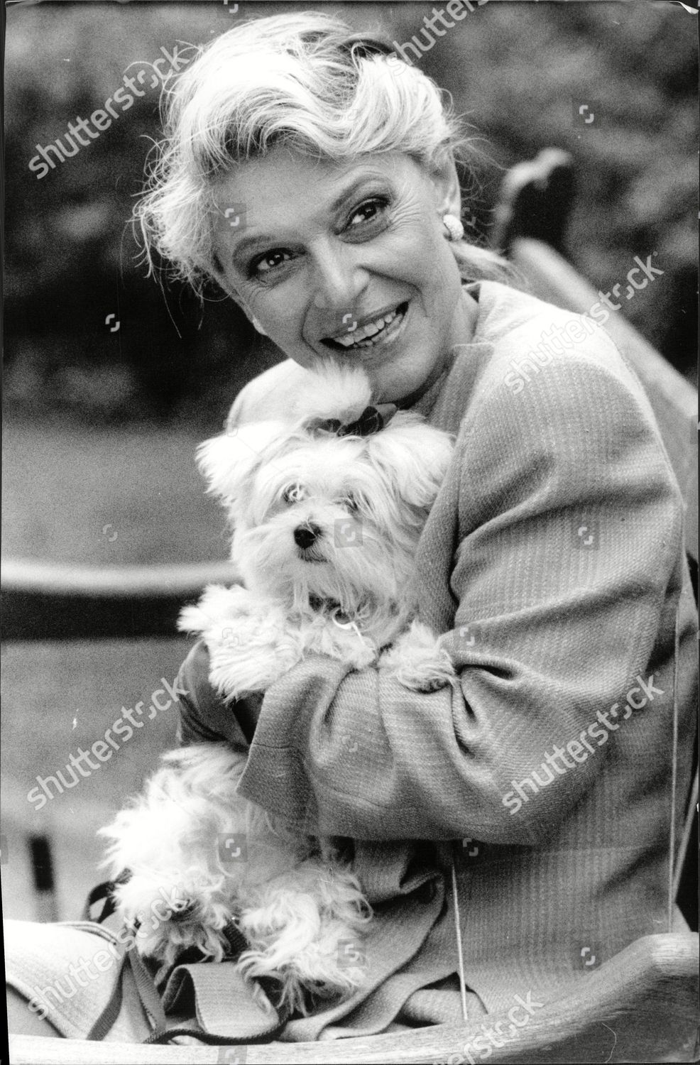 Actress Anne Bancroft Her Pet Dog Editorial Stock Photo Stock Image