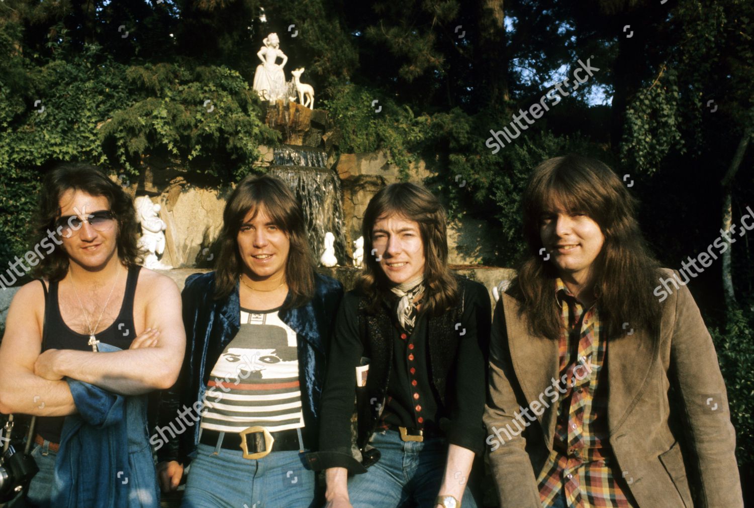 Smokie Chris Norman Terry Uttley Pete Spencer Foto Editorial En Stock