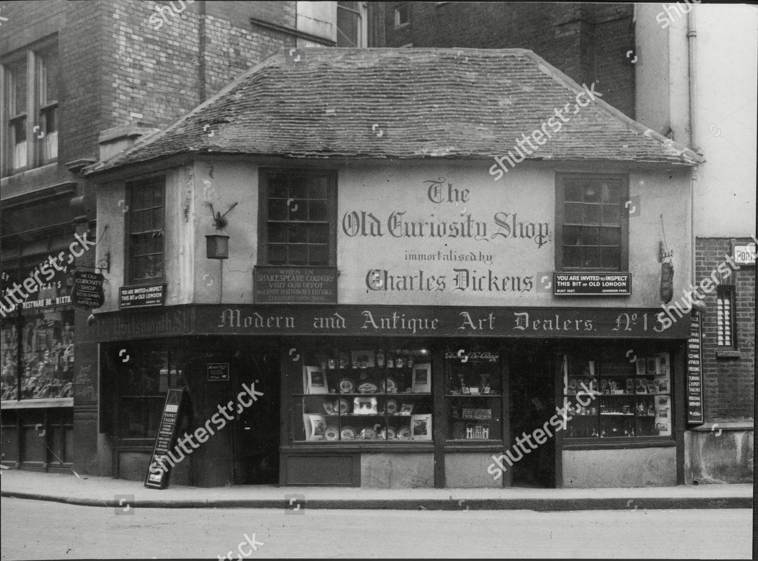 Old Curiousity Shop Portsmouth Street London Editorial Stock Photo ...