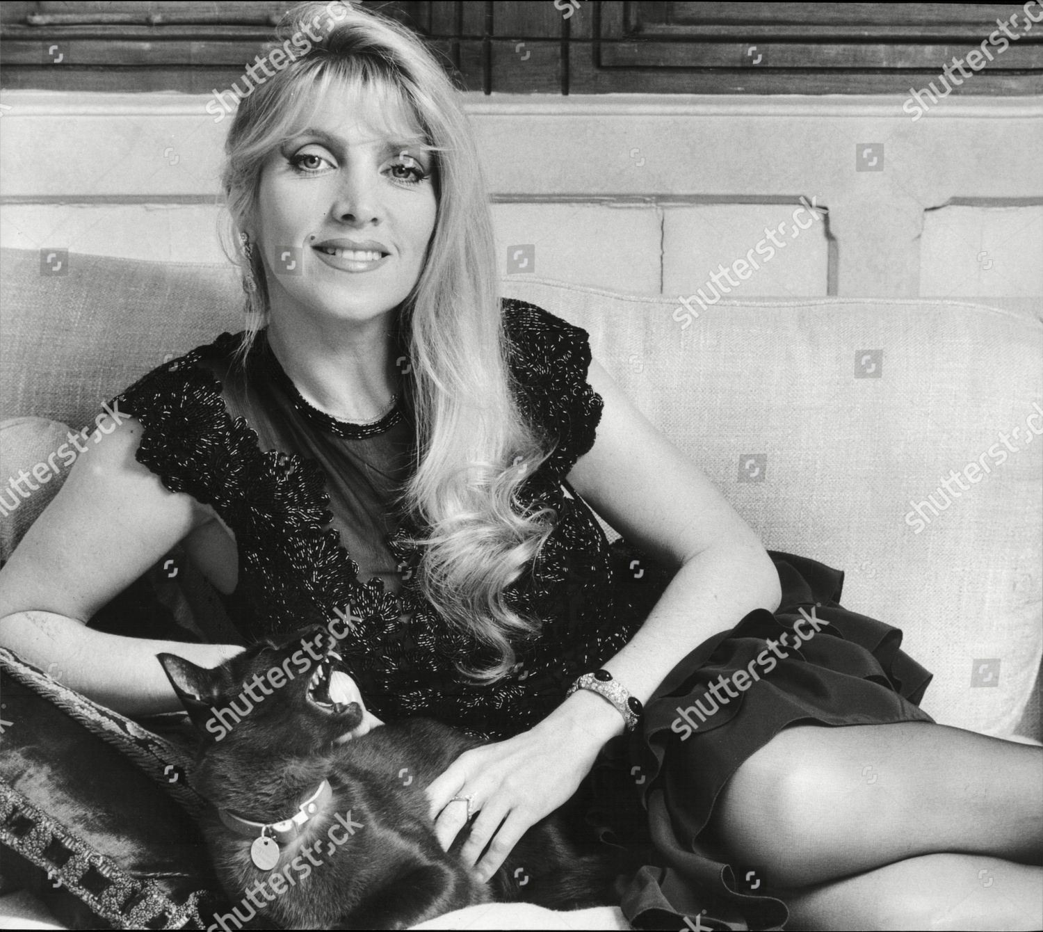 Singer Lynsey De Paul Her Pet Cat のエディトリアルストック写真 ストック画像 Shutterstock