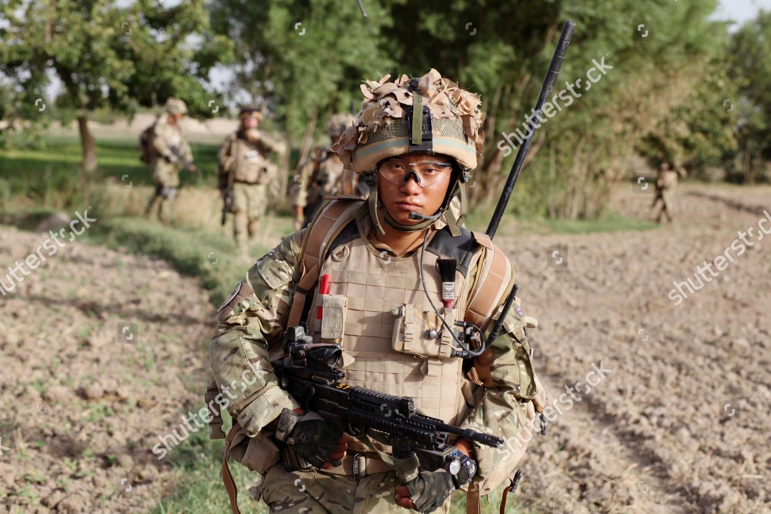 Ghurka Soldier On Patrol Babaji Afghanistan Editorial Stock Photo ...