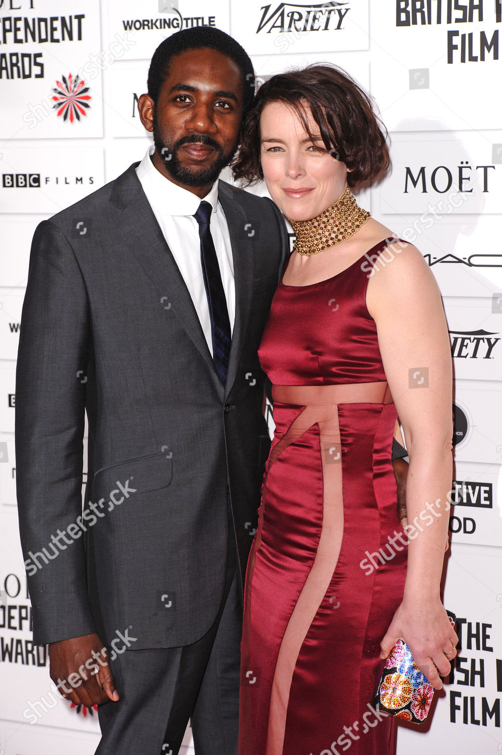 Olivia Williams Husband Rhashan Stone Editorial Stock Photo - Stock ...