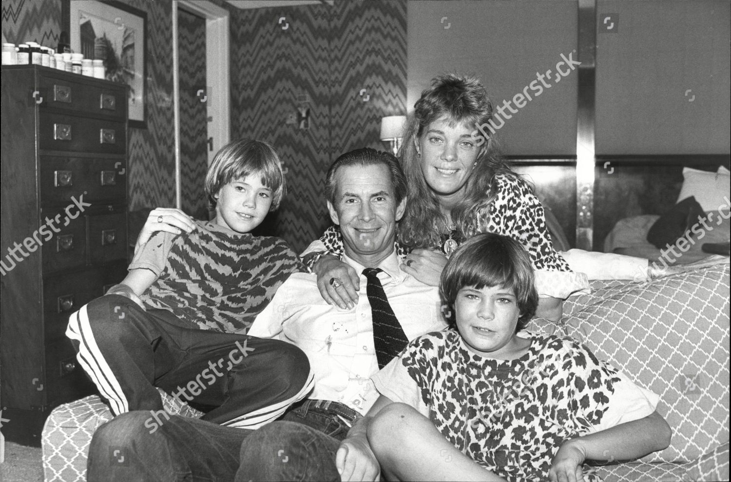 Actor Anthony Perkins Wife Berry Berensen Sons Editorial Stock Photo Stock Image Shutterstock