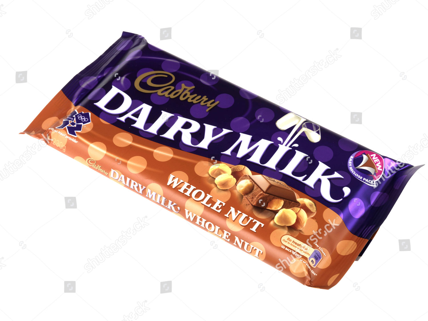 Cadbury Dairy Milk Whole Nut Chocolate Editorial Stock Photo - Stock ...