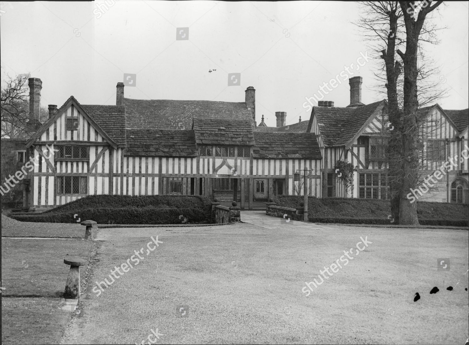 Old Surrey Hall East Grinstead 1949 Redaktionelles Stockfoto