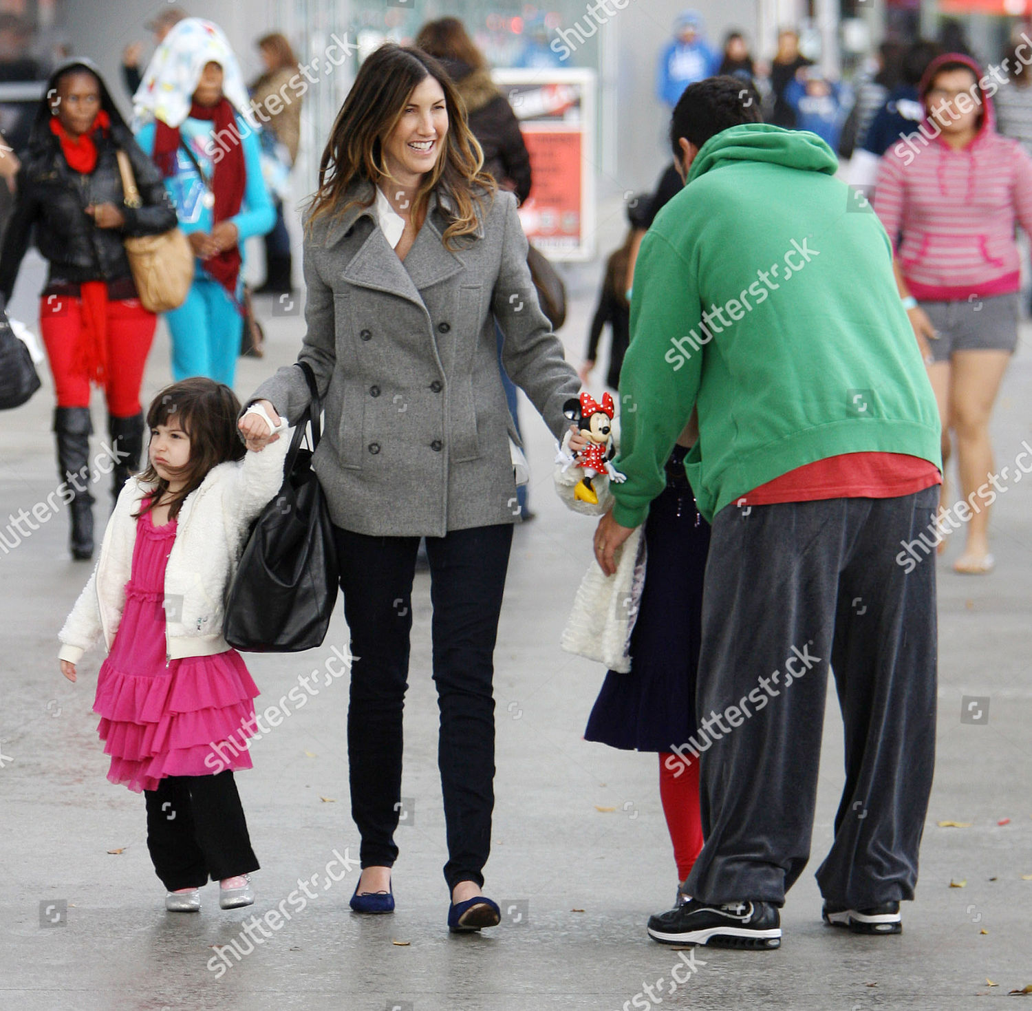 Adam Sandler Jacqueline Samantha Titone Sadie Editorial Stock Photo