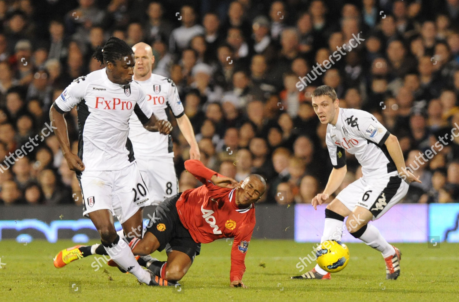 Ashley Young Manchester United suffers injury which Editorial Stock Photo - Stock Image ...