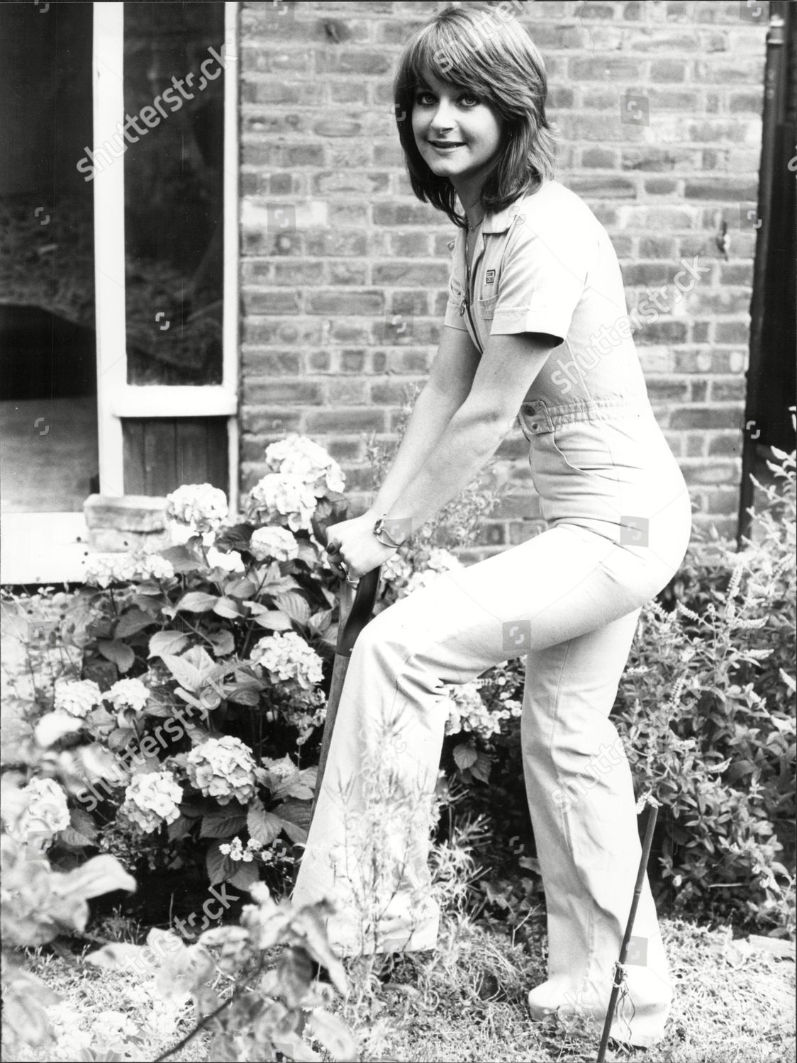 Tricia Walsh Actress Digging Garden 1978 Editorial Stock Photo - Stock ...