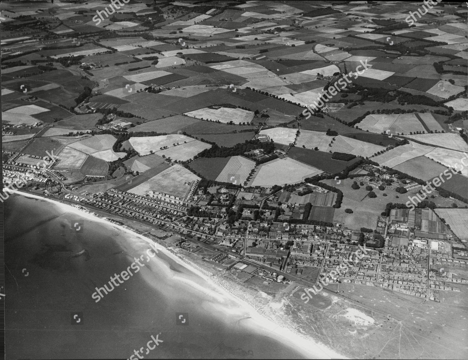 Aerial Views Broughty Ferry Angus Editorial Stock Photo Stock Image