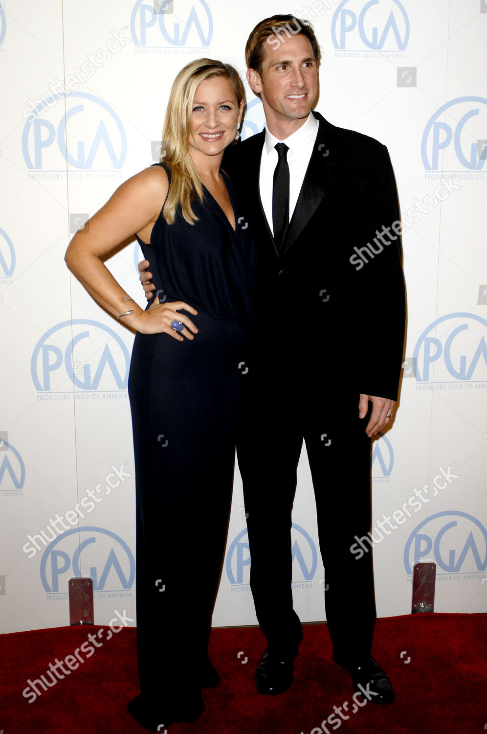 Jessica Capshaw Husband Christopher Gavigan Editorial Stock Photo ...