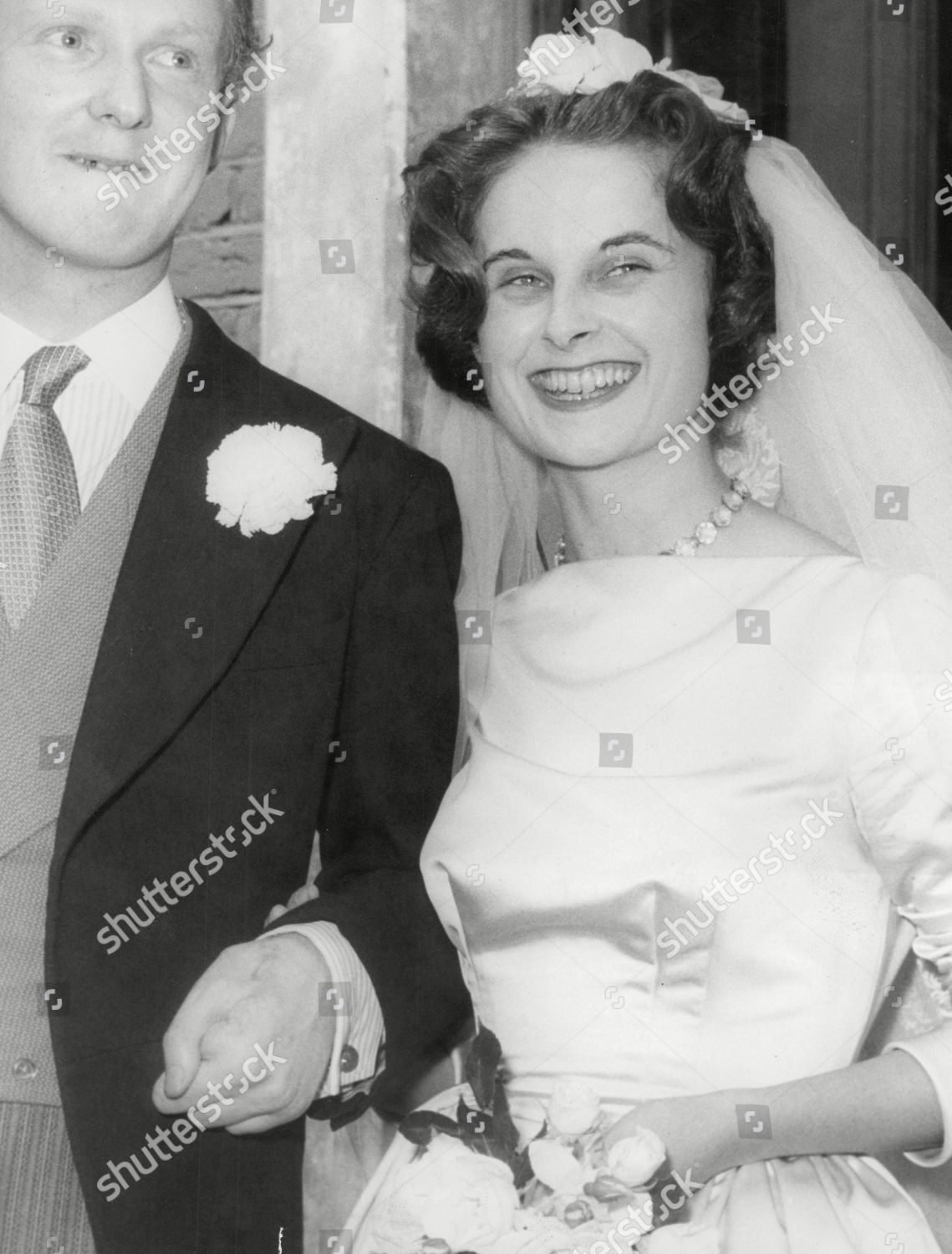 Auberon Waugh Author Marries Lady Teresa Editorial Stock Photo - Stock ...