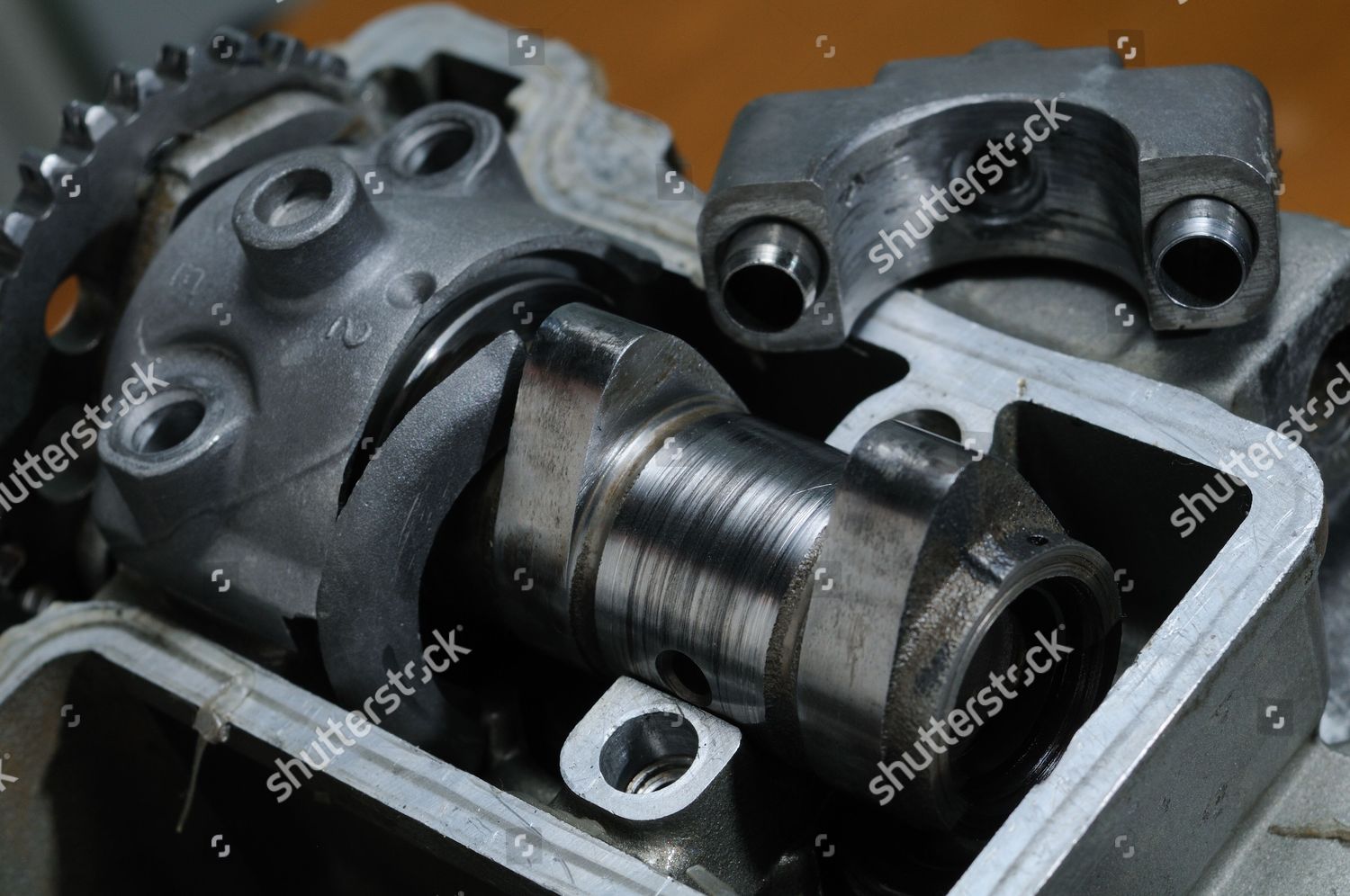 Cam Journal Wear Lack Oil Lubrication Editorial Stock Photo Stock
