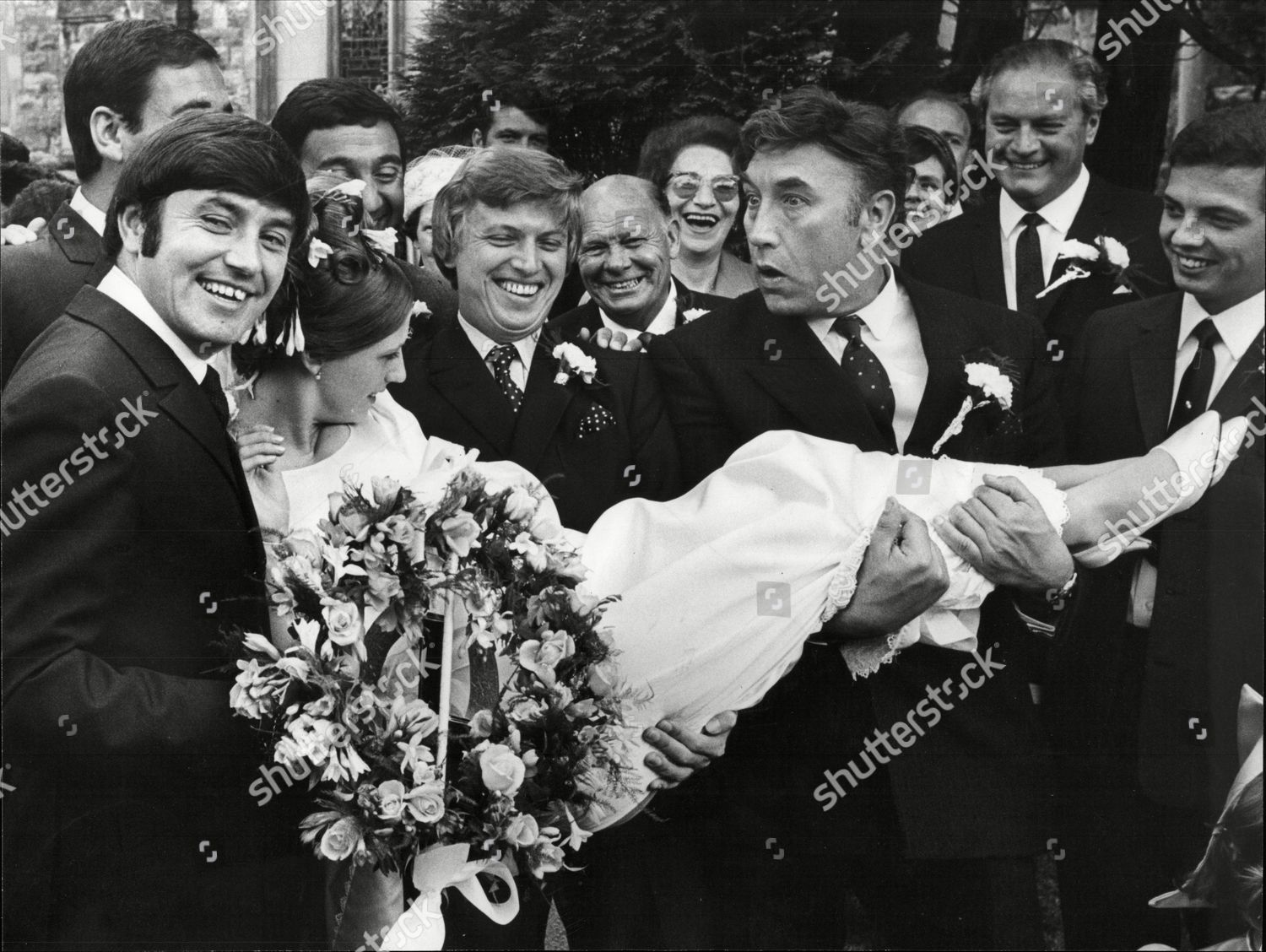 Tommy Steele Actor His Sisters Wedding Editorial Stock Photo - Stock ...