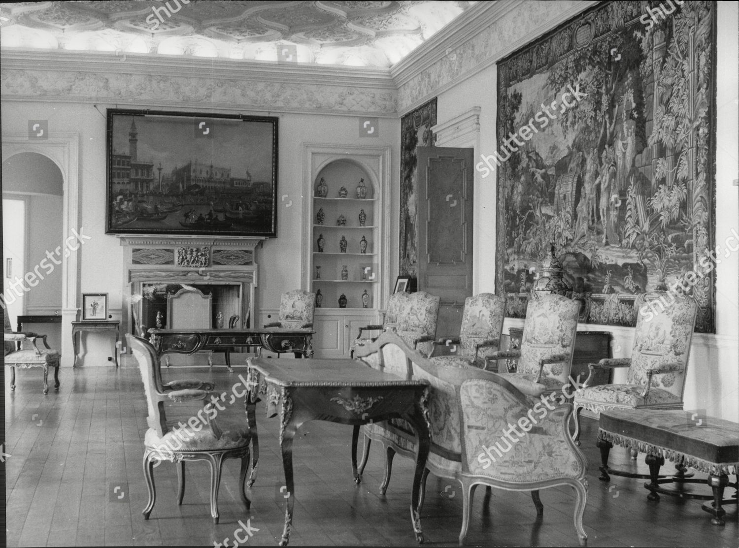 Dunrobin Castle Sutherland Scotland Drawing Room Editorial
