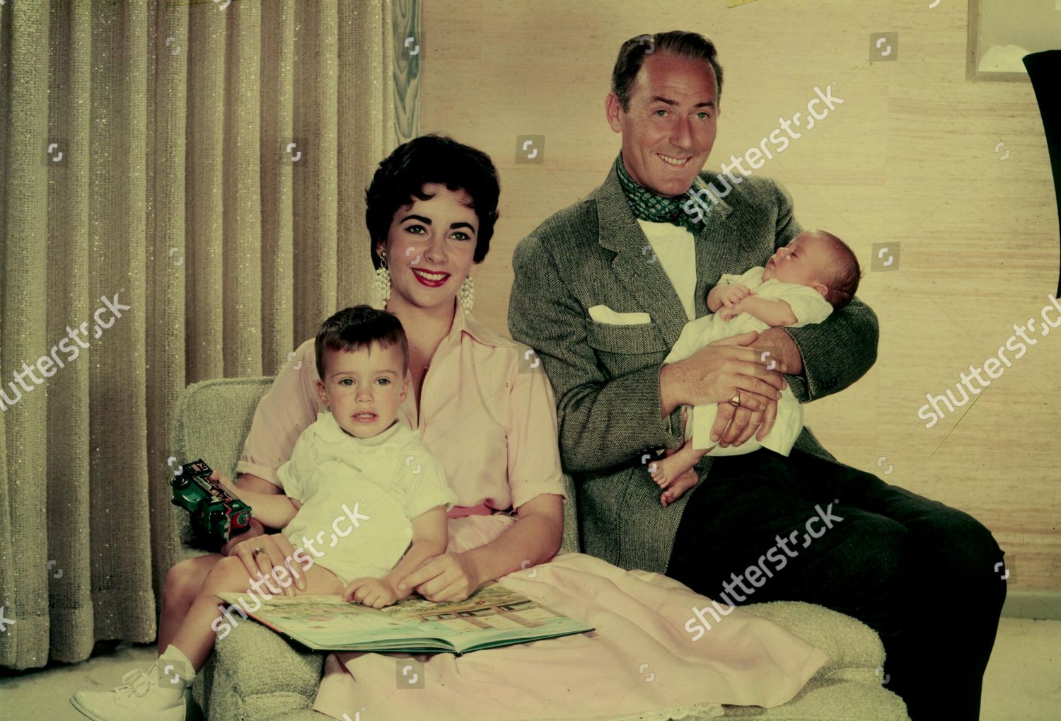 Elizabeth Taylor Sons Michael Christopher Wilding Editorial Stock Photo ...