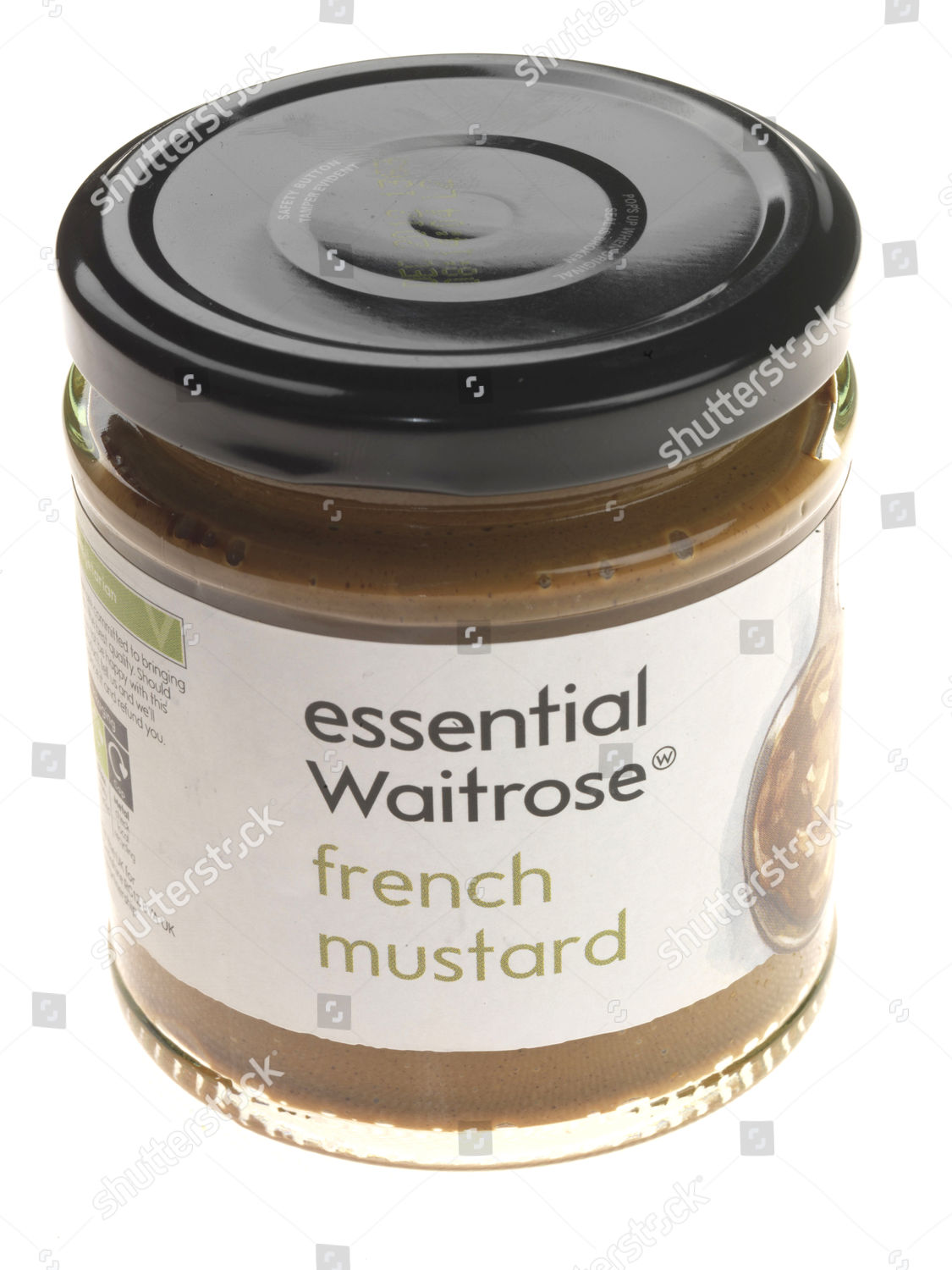 Jar Waitrose Essential French Mustard Editorial Stock Photo Stock
