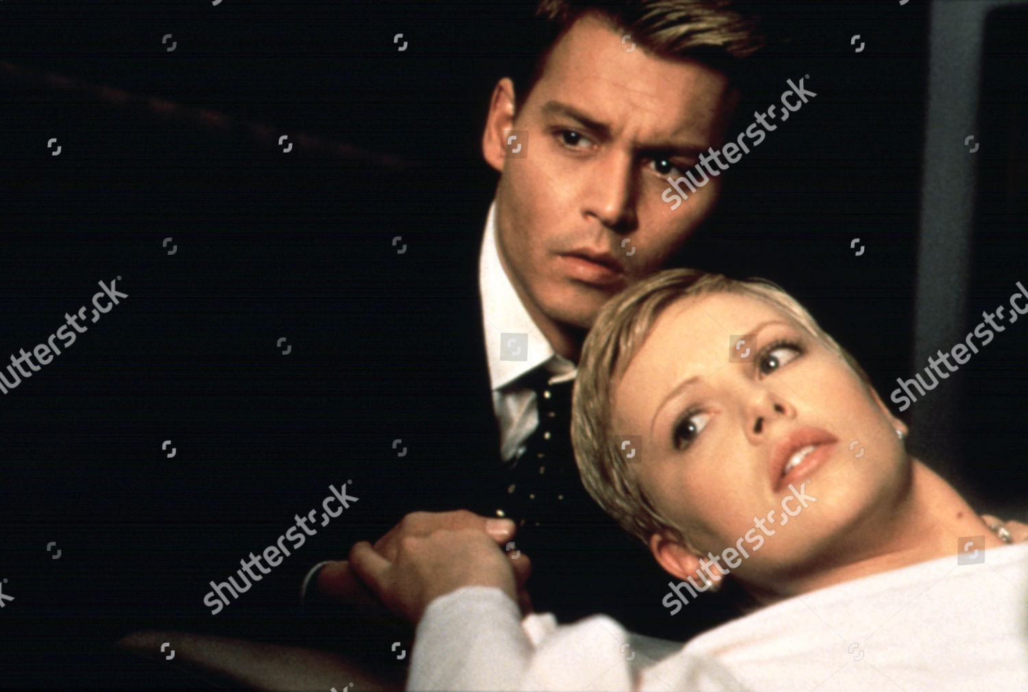 Astronauts Wife Johnny Depp Charlize Theron Editorial Stock Photo ...