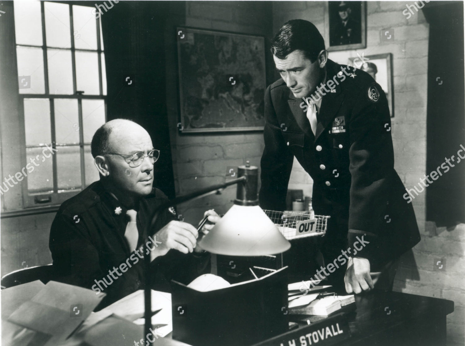 Twelve Oclock High Dean Jagger Gregory Editorial Stock Photo - Stock ...