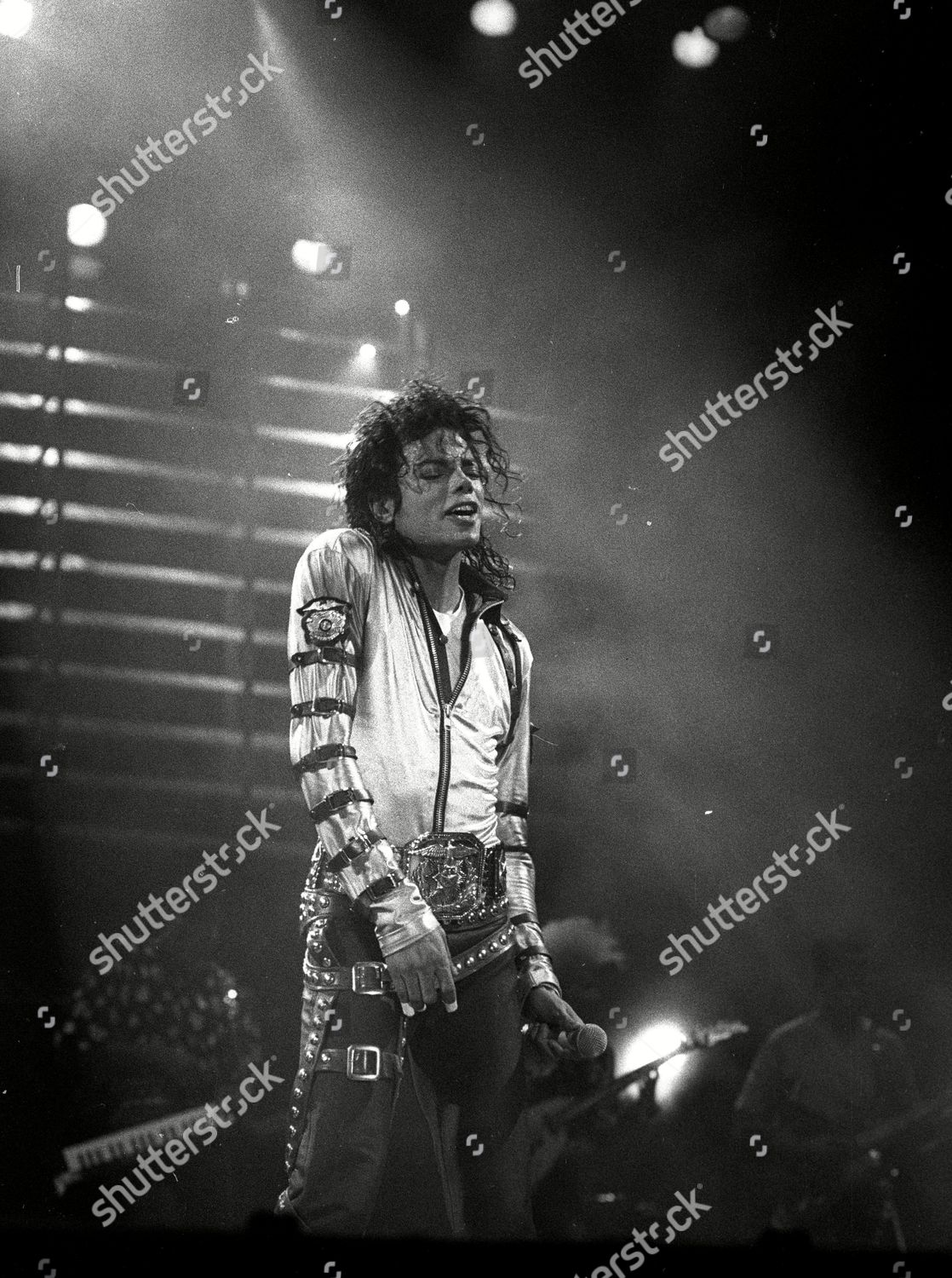 fotos de Michael Jackson Concert Wembley London Britain Foto de stock