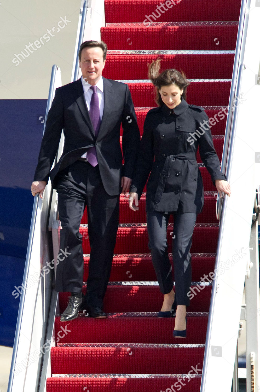 David Cameron Samantha Cameron Editorial Stock Photo Stock Image