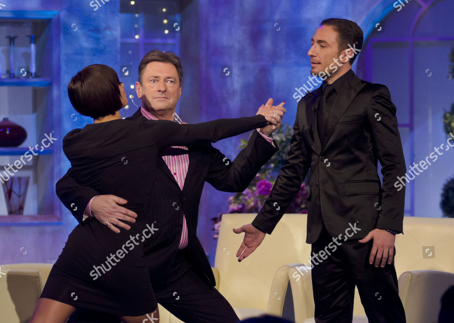 Flavia Cacace Alan Titchmarsh Vincent Simone Editorial Stock Photo