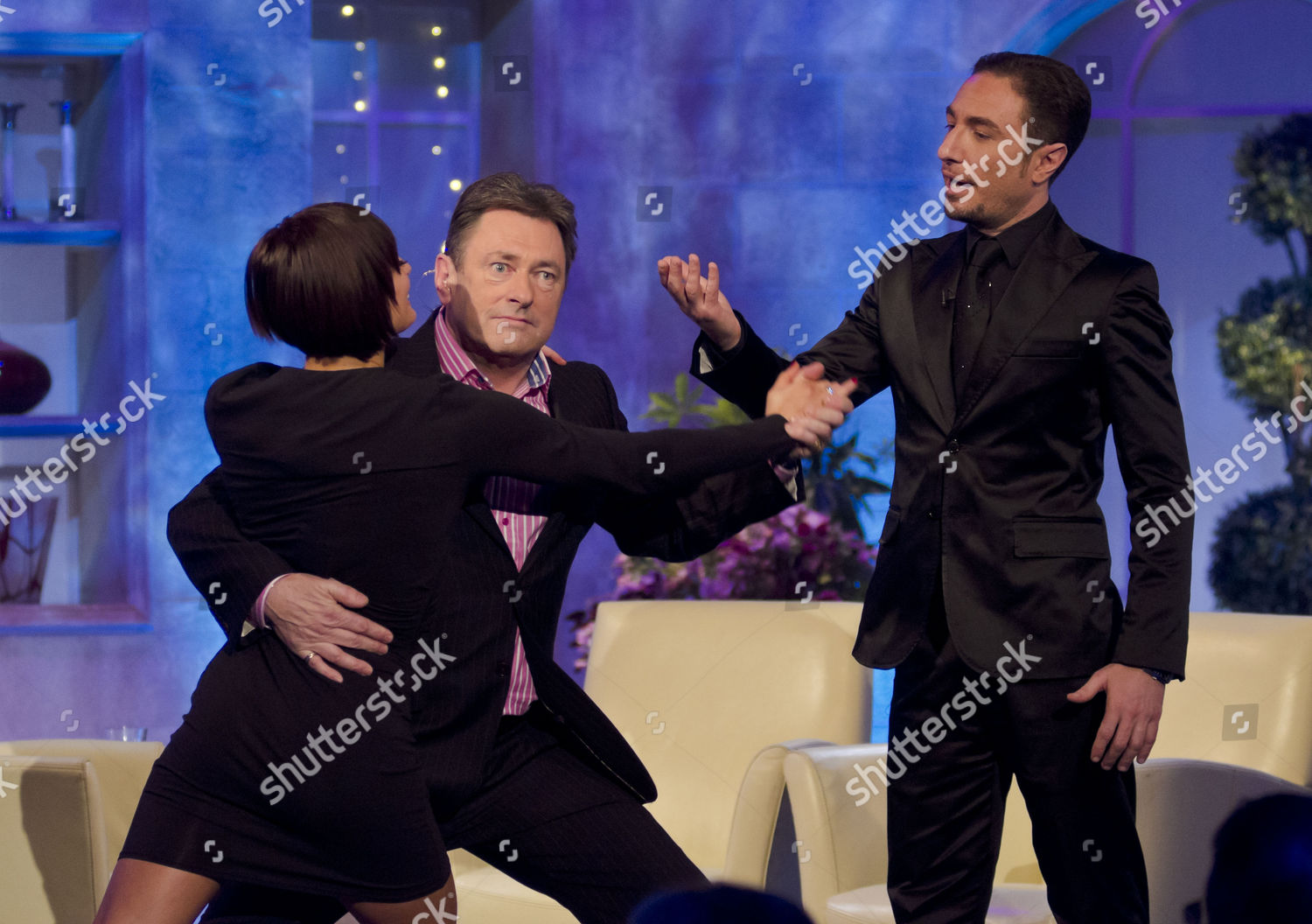 Flavia Cacace Alan Titchmarsh Vincent Simone Editorial Stock Photo