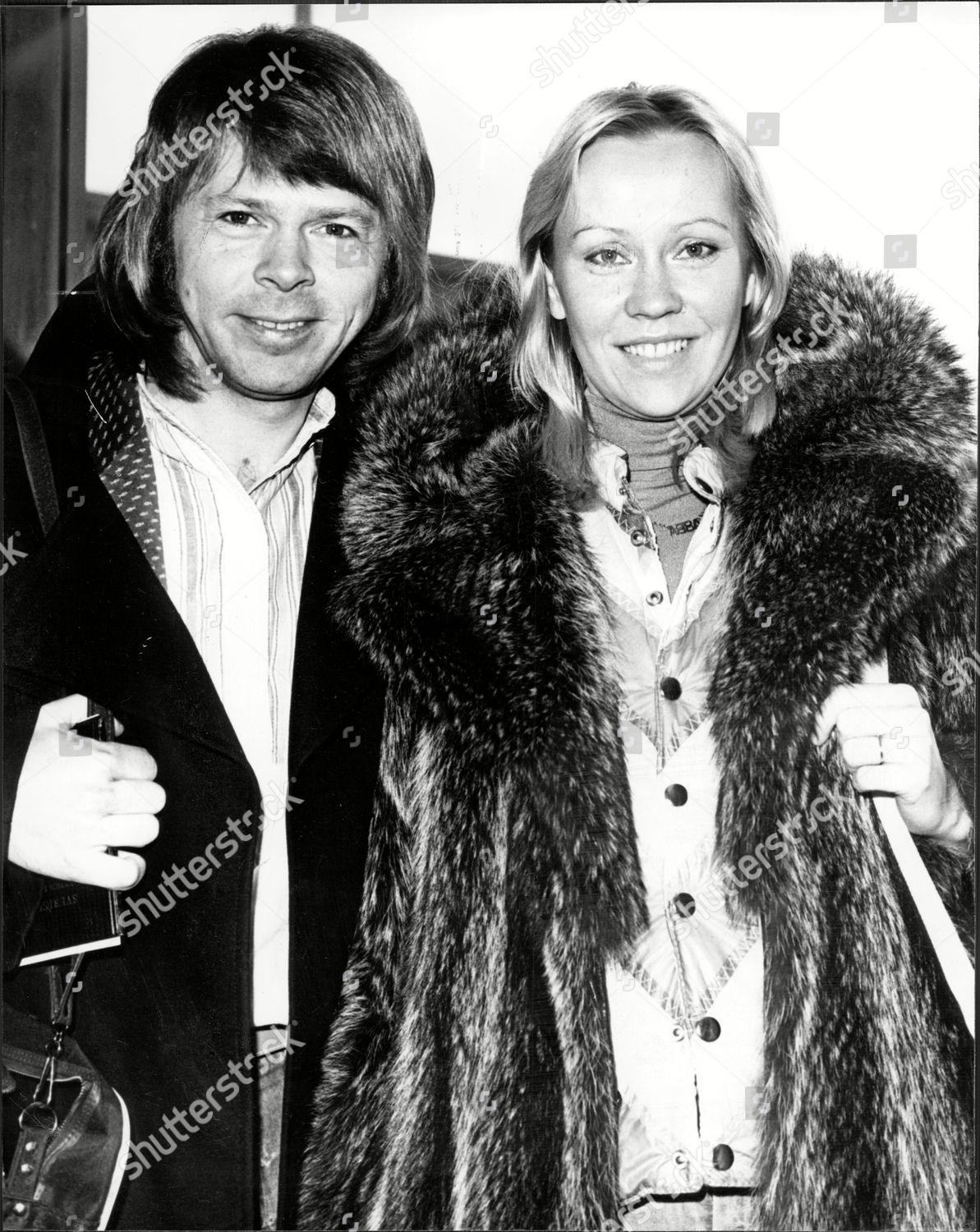 Agnetha Faltskog Husband Bjorn Ulvaeus Pop Editorial Stock Photo ...