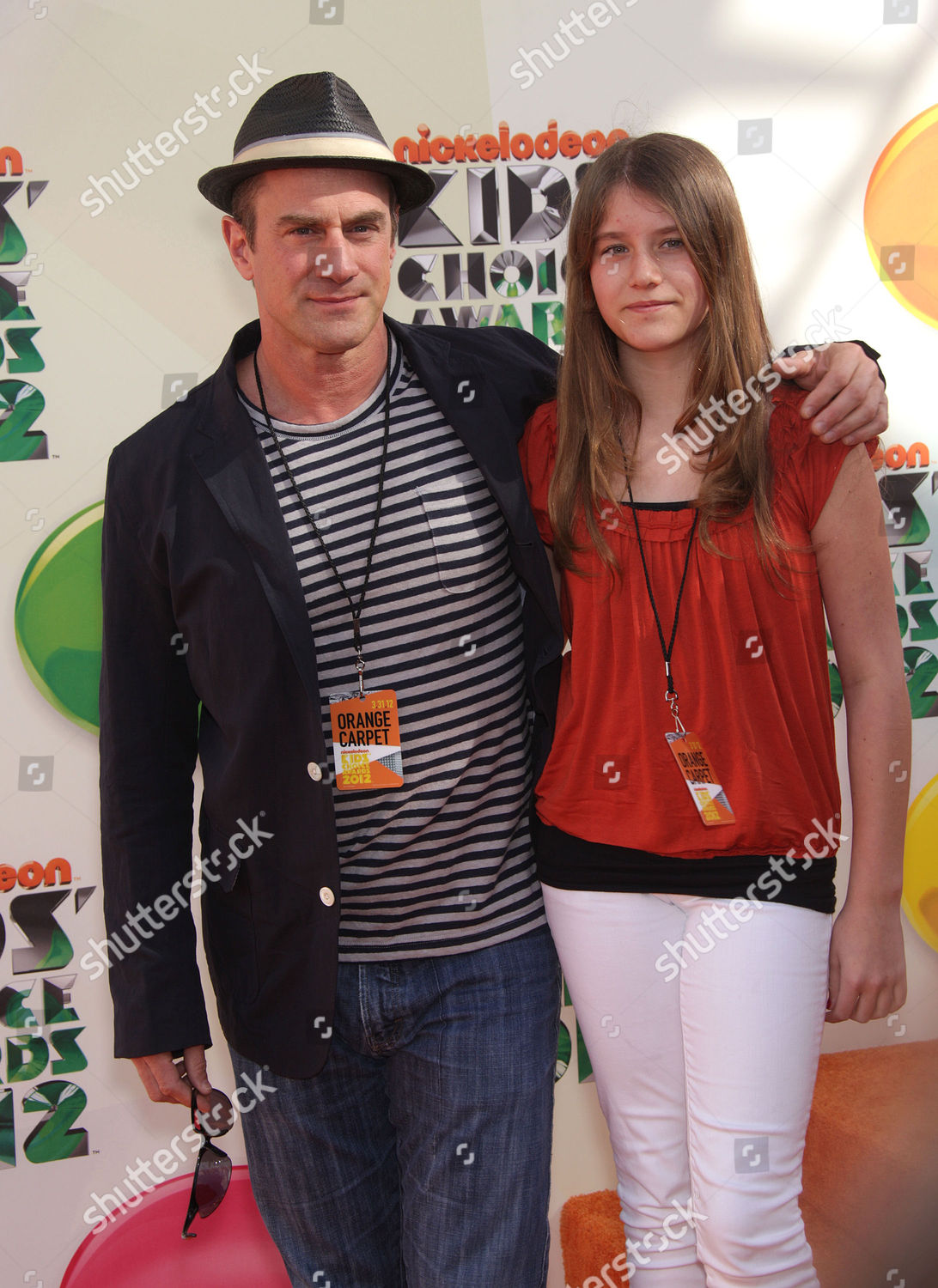 Christopher Meloni Daughter Sophia Editorial Stock Photo - Stock Image