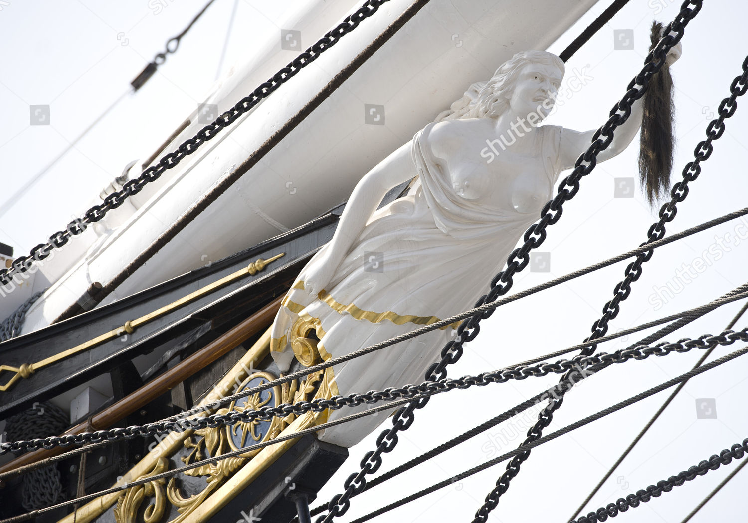 Nannie Dee Figurehead On Cutty Sark Editorial Stock Photo - Stock Image ...