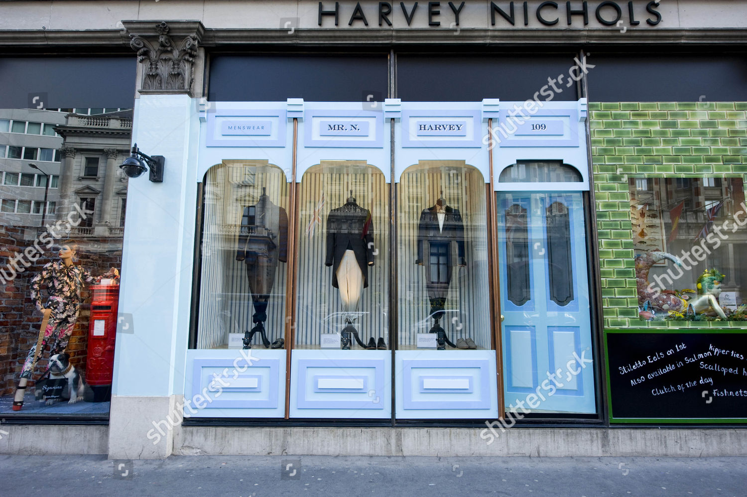 Harvey Nichols Diamond Jubilee Window Displays Editorial Stock Photo