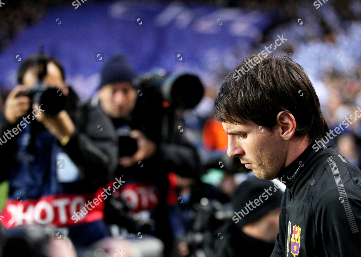 Lionel Messi Fc Barcelona Under Gaze Photographers Editorial Stock Photo Stock Image Shutterstock