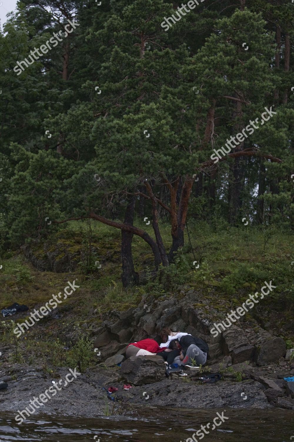 Bodies on Utoeya island Editorial Stock Photo - Stock ...