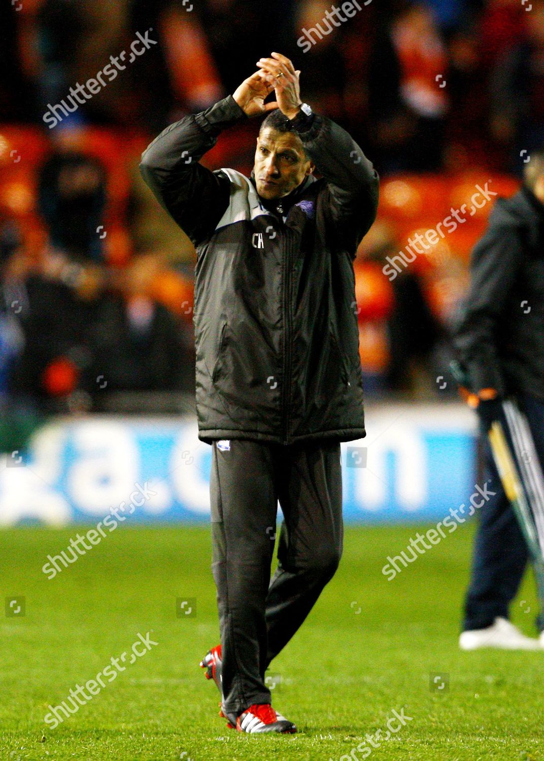 Birmingham City Manager Chris Hughton Thanks Editorial Stock Photo ...