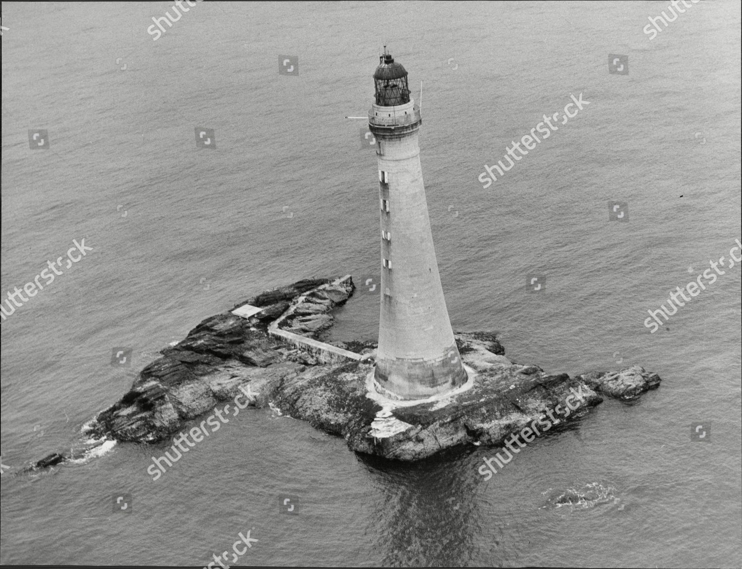 Chicken Rock Lighthouse Isle Man 1962 Editorial Stock Photo Stock