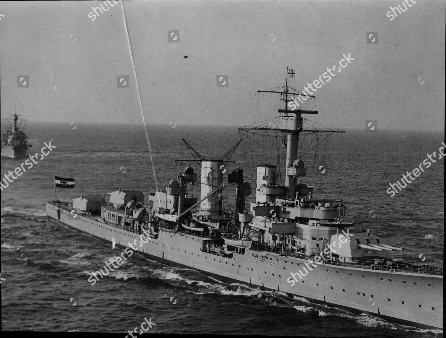 German Ship Konigsberg Which Sunk 1940 Editorial Stock Photo - Stock ...