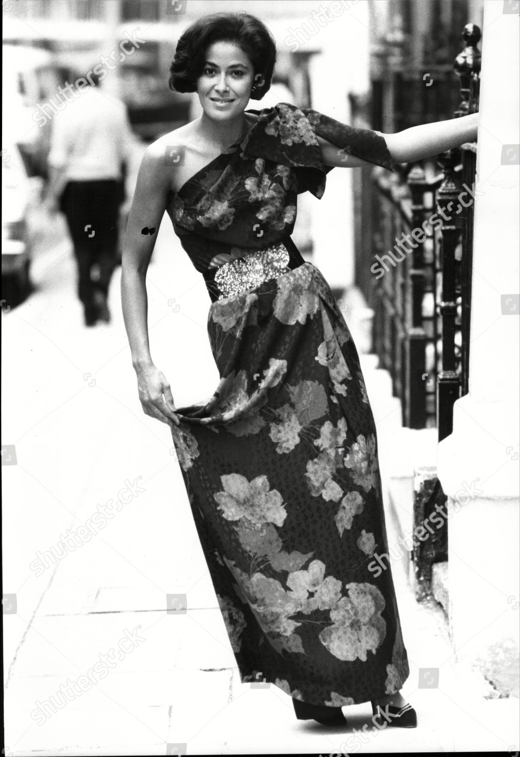 Corinne Charton Wearing Evening Dress Designed Editorial Stock Photo