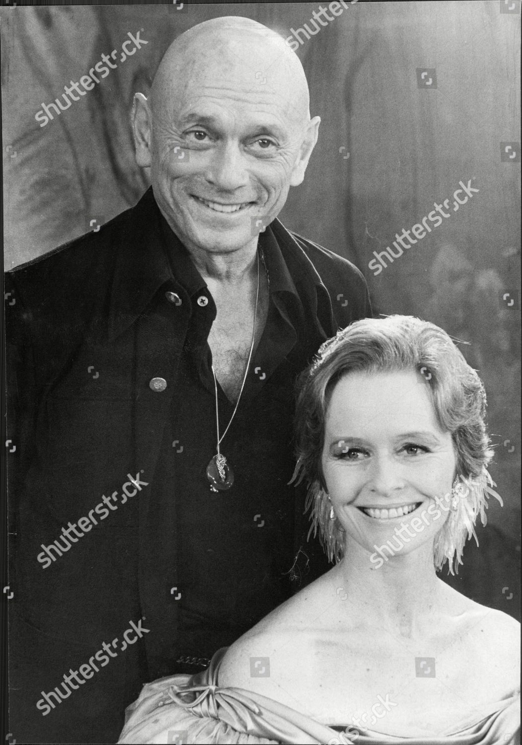 Yul Brynner Costar Virginia Mckenna During Rehearsals Editorial