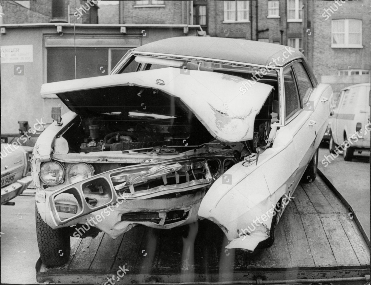 Wreckage Car Belonging Comedian Ted Ray After Editorial Stock Photo ...