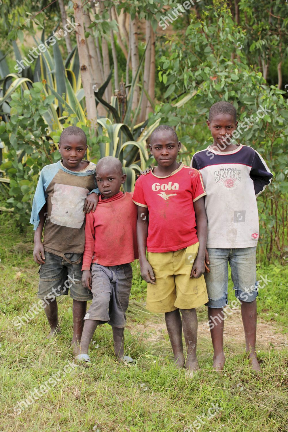 Boys Rural Area Southern Province Rwanda Editorial Stock Photo - Stock ...