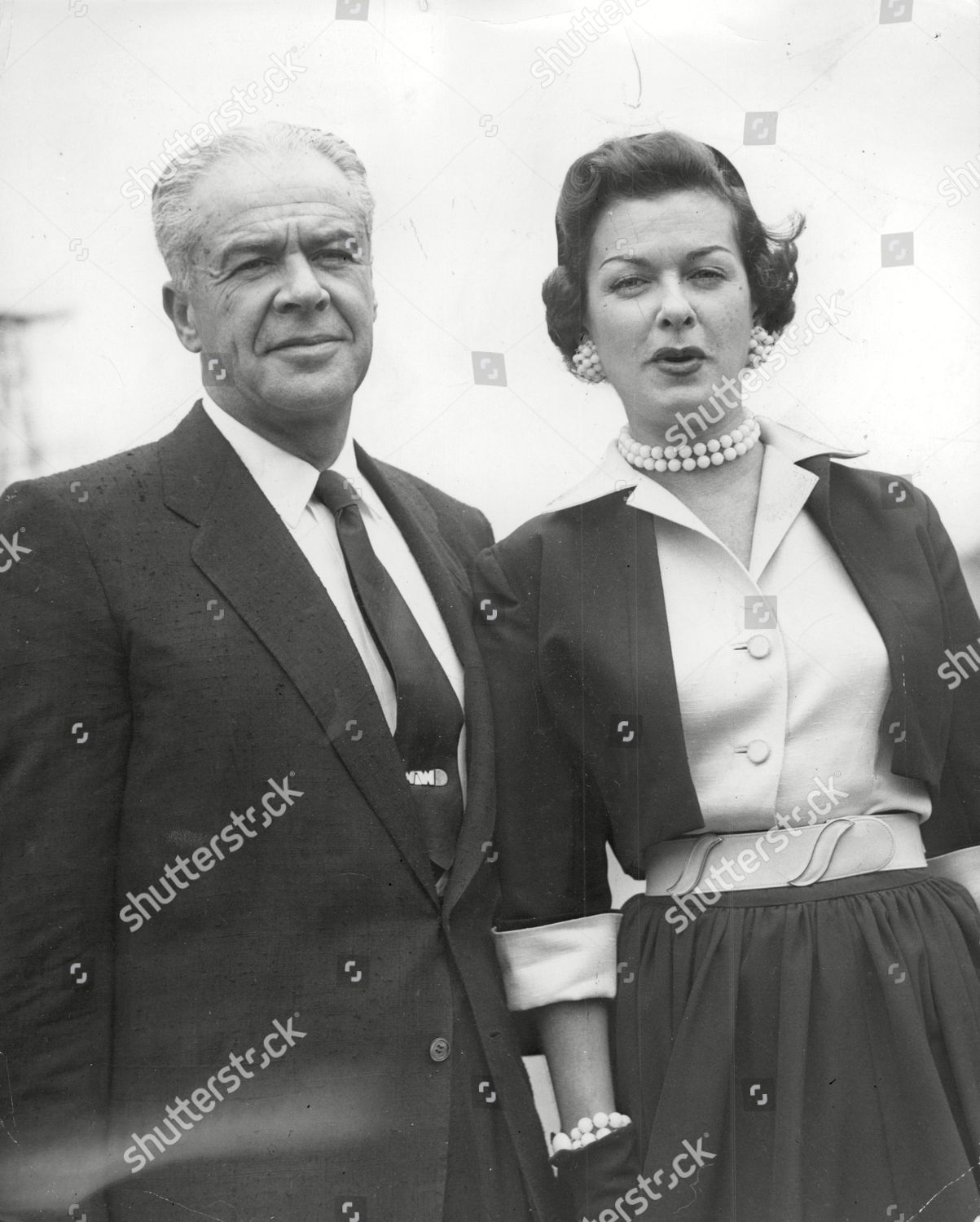 Joan Bennett Actress Her Husband Film Producer Redaktionelles Stockfoto Stockbild Shutterstock