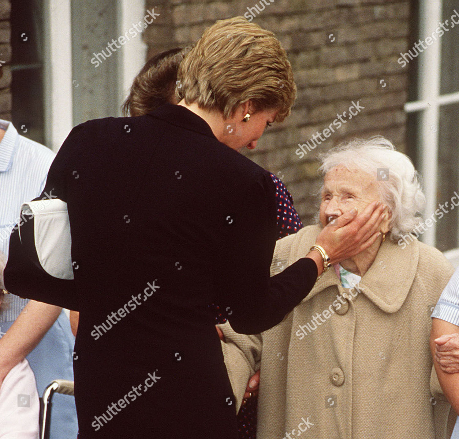 Princess Diana Greeting Nellie Corbett When Editorial Stock Photo ...