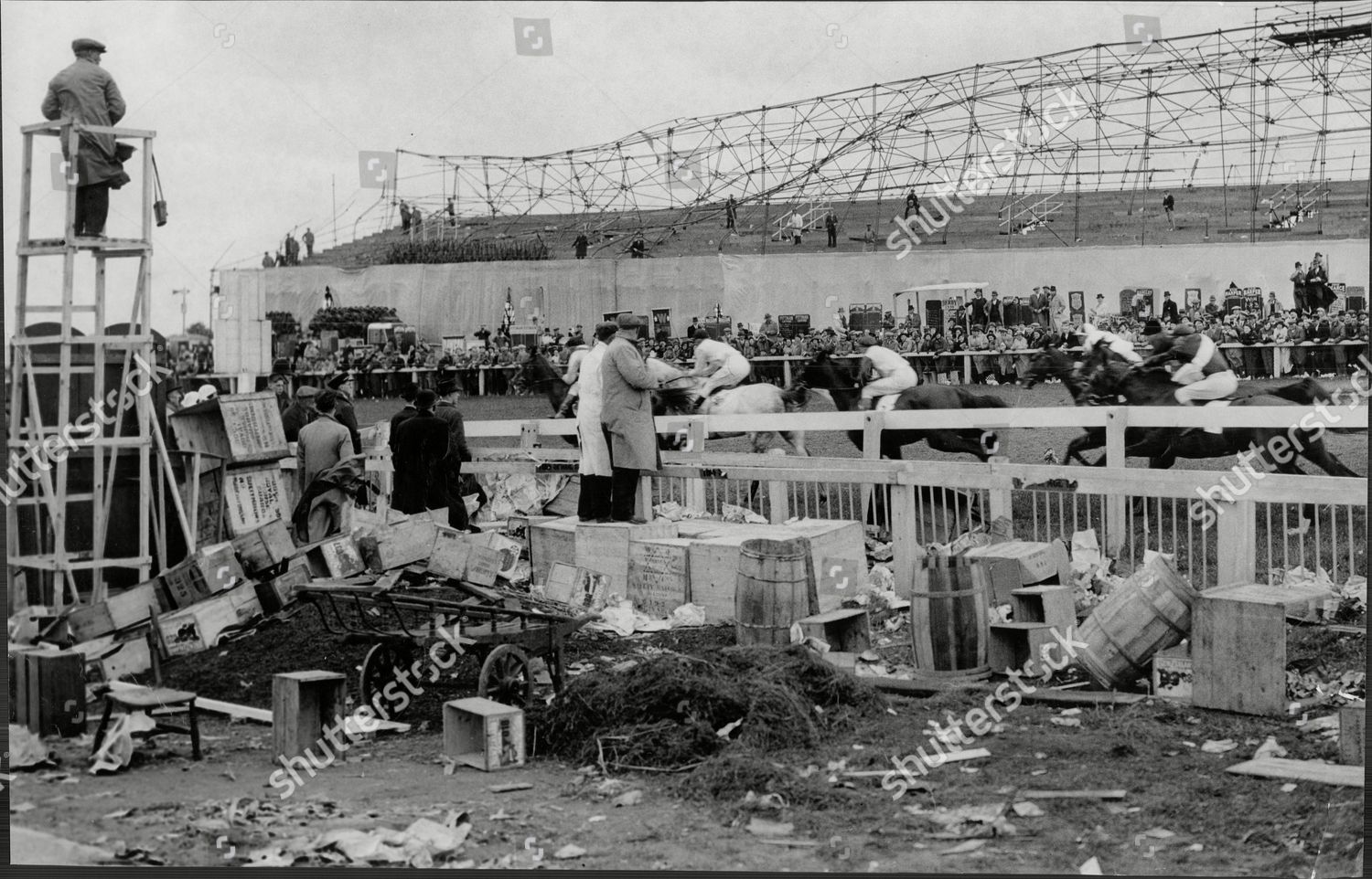 Horse Racing Britain 1938 Epsom Horses Go Editorial Stock Photo Stock Image Shutterstock