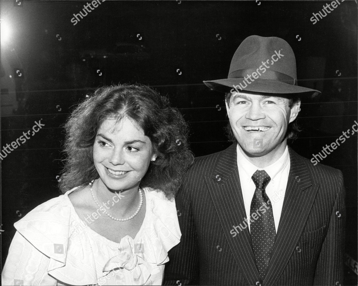 Pop Group Monkees Micky Dolenz Wife foto stock editoriale Immagine