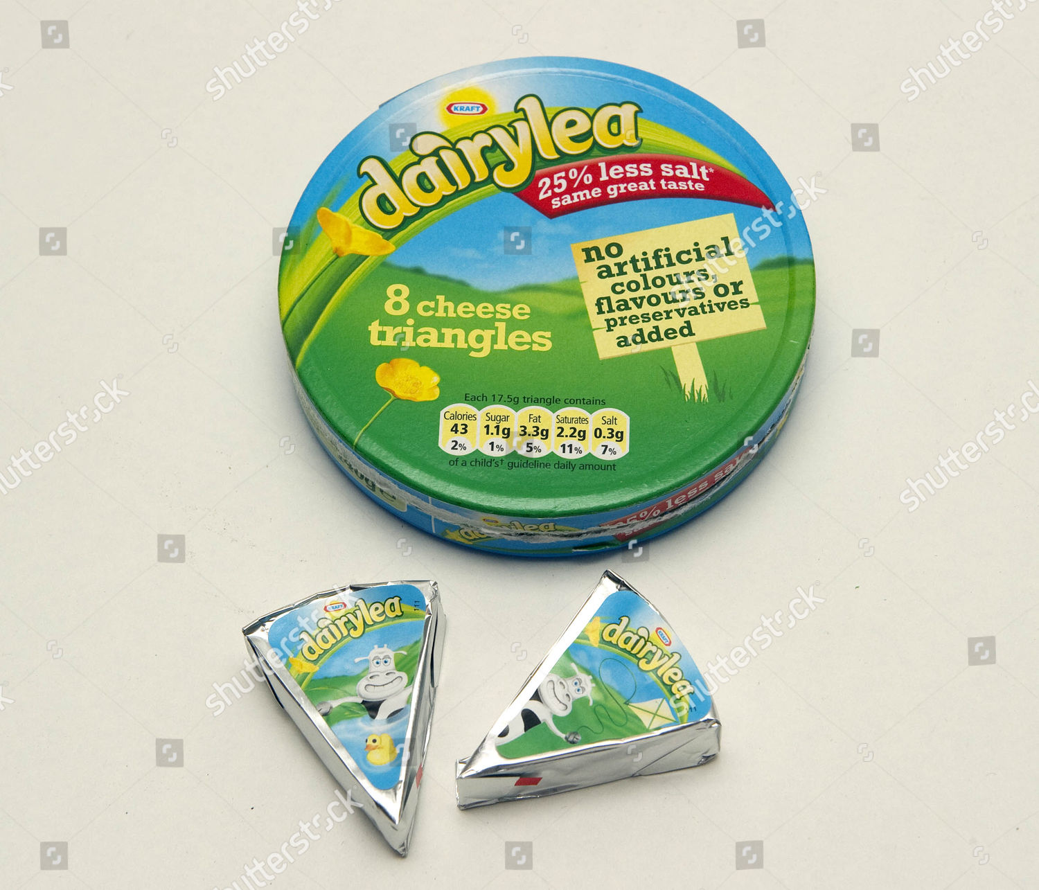 Dairylea Cheese Triangles 175g Per Triangle Editorial Stock Photo - Stock  Image | Shutterstock