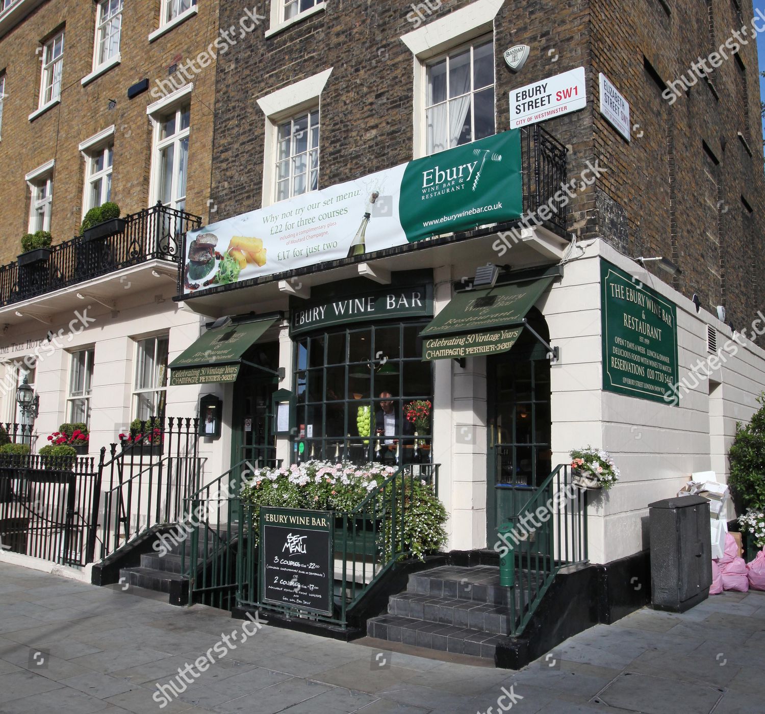 Ebury Wine Bar Ebury Street London Editorial Stock Photo Stock Image